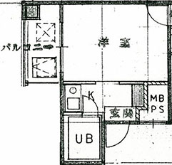 大阪市淀川区　フレーヴァーII番館　3-9階Cタイプ